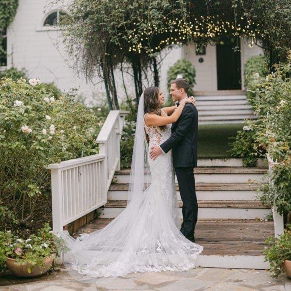 Cathedral Length Veil - Light Ivory